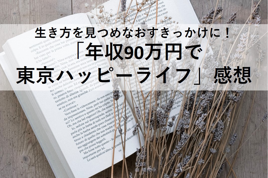 年収90万円東京ハッピーライフの感想